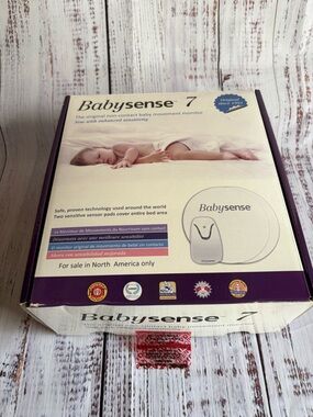 Babysense 7 Baby Movement Monitor - White & Purple Box